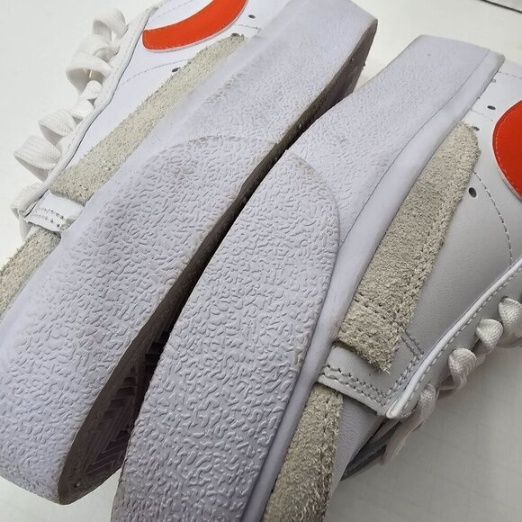 Nike Blazer Low Platform Summit White Orange size 6.5 - Picture 8 of 16
